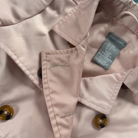 Tahari Light Pink Kids Pea Coat - Picture 4 of 9